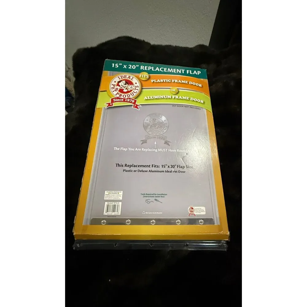 Ideal Pet Products Clear Plastic Pet Door Flap 15x20 New Dog